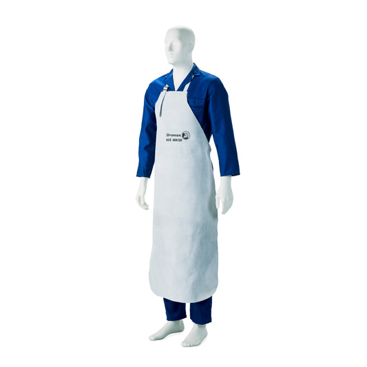 Dromex Ace Leather Welders Apron Piece (ACE 60x120) 60x120cm White