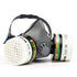 Dromex Midi Twin Half Mask TPR Double Mask - (NRCS: AZ2011/46) (DH-202) Grey