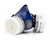 Dromex Midi Half Mask PVC Double - (NRCS: AZ2011/45) (DH-102) - Blue