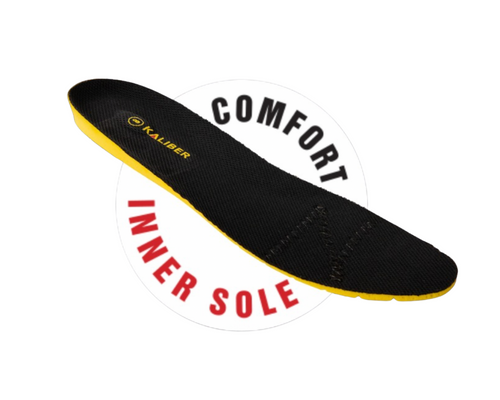 Kaliber Comfort Innersole - Black/Yellow