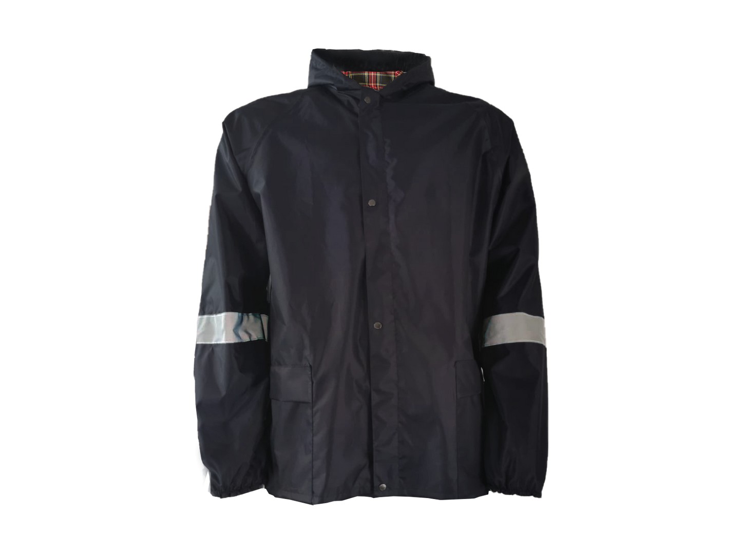 Zion Oxford Rubberized Reflective Rainsuit Lined Navy