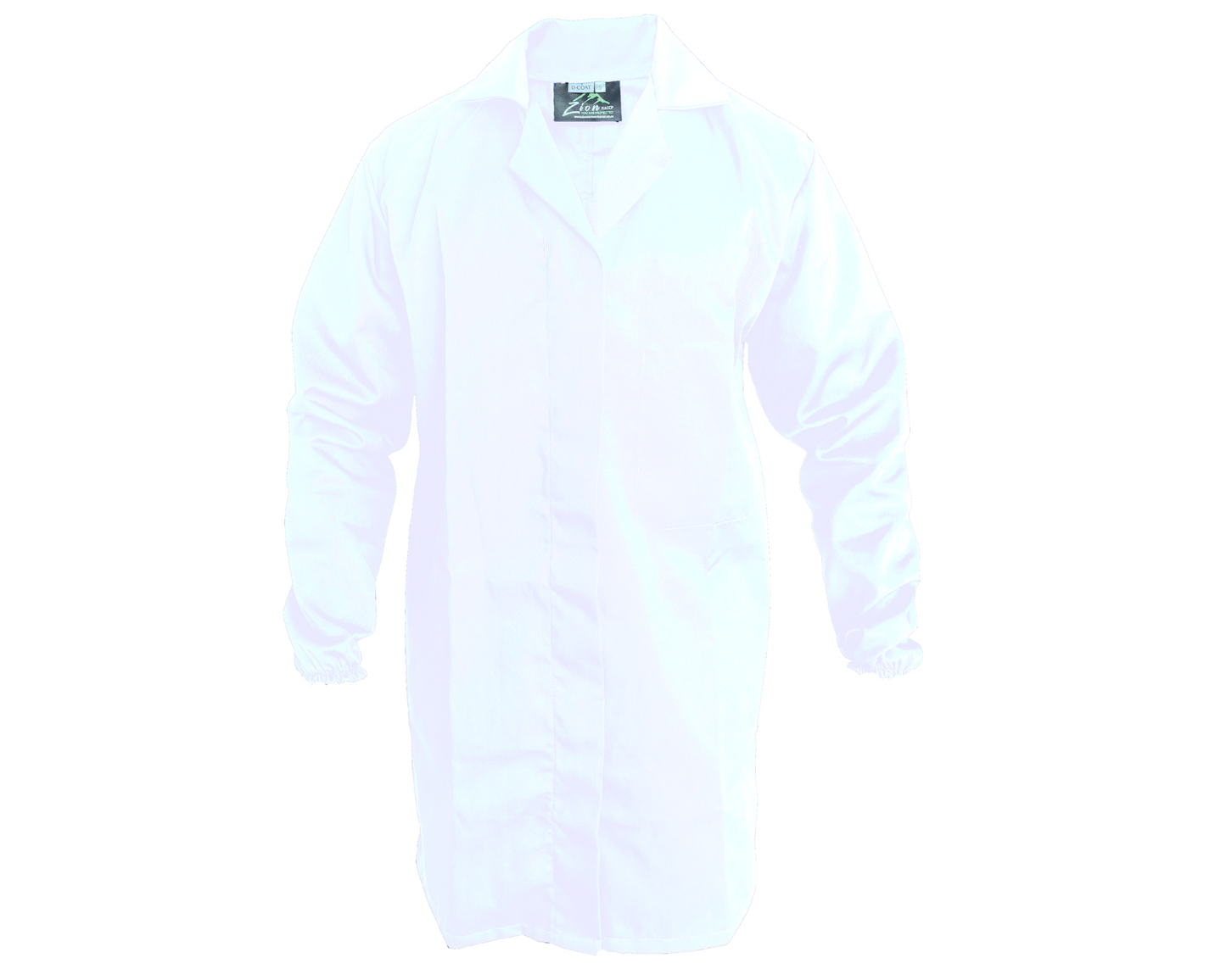 Zion BW Heavy Dust Coat HACCP L/S (elasticated cuff)